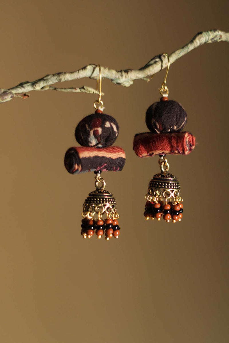 Nakhre | Potli Jhumka | Noir & Chocolate