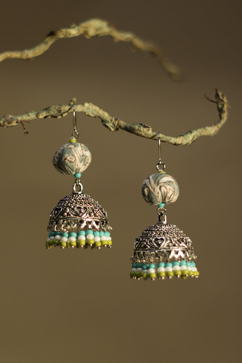 Nakhre | Potli Jhumka | Aqua Sanganeri