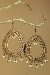 Rimjhim | Beaded Earrings | Pale Lemon