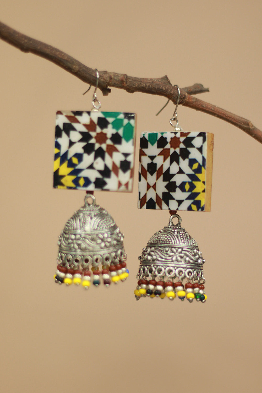 Wooden Jhumka