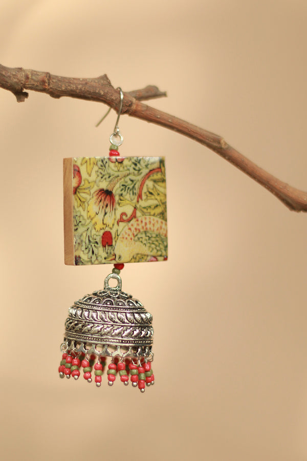 Wooden Jhumka
