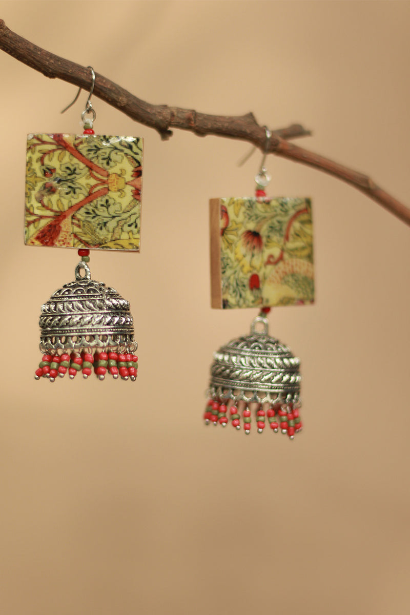 Wooden Jhumka