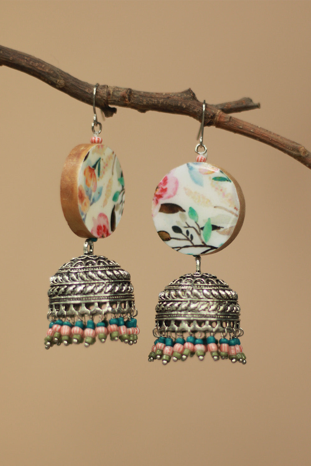 Wooden Jhumka