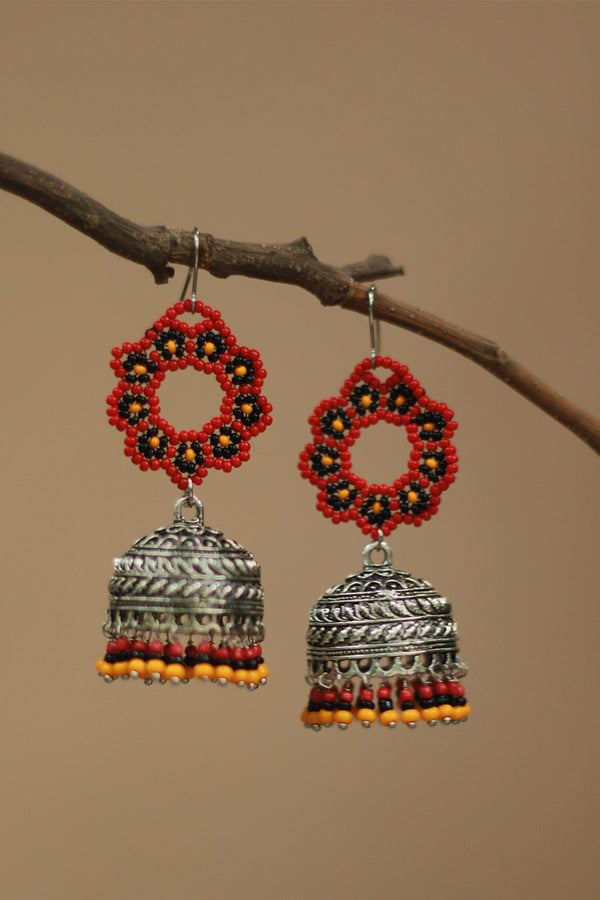 Classic Beaded Earrings | Rouge & Tangerine