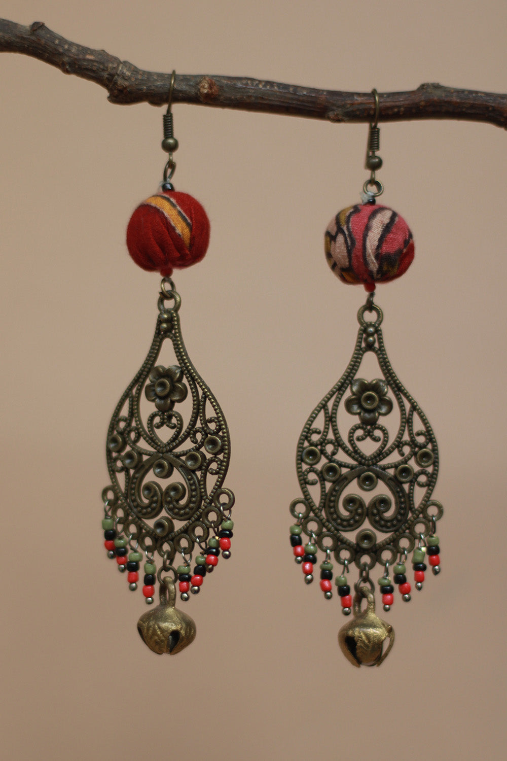 Nakshita | Chindi Earrings | Rouge
