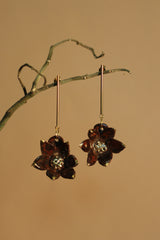 Mrida | Ceramic Earrings | Bell Flower