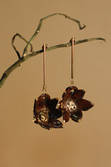 Mrida | Ceramic Earrings | Bell Flower