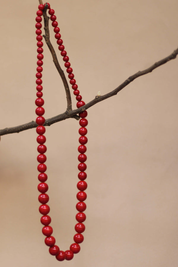 Agates Necklace | Red