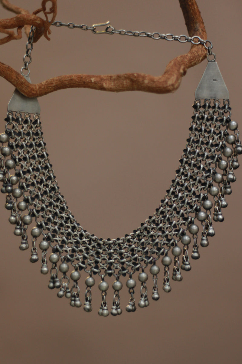 Ruhani Neel | Silver Necklace | Turquoise