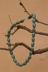Necklace | Blue Ceramic Beads
