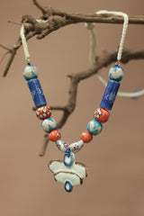 Ceramic Necklace | Blue