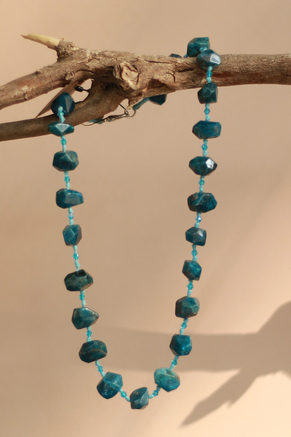 Necklace | Faceted Apatite