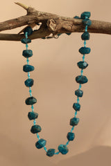 Necklace | Faceted Apatite