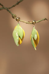 Sadhvi | Ceramic Lemon Earrings