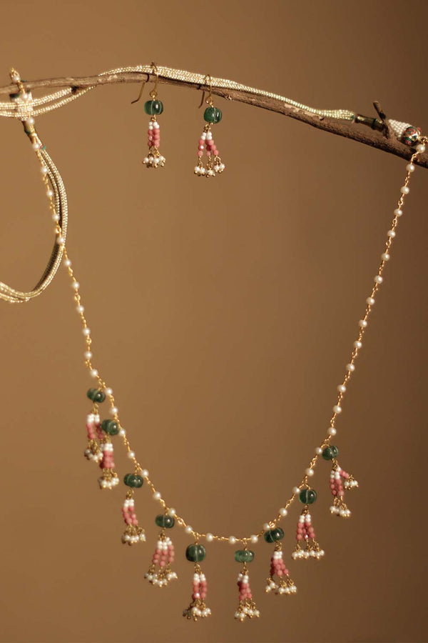 Pravalaharita | Kundan | Necklace Set