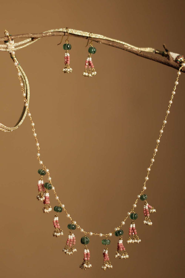 Pravalaharita | Kundan | Necklace Set