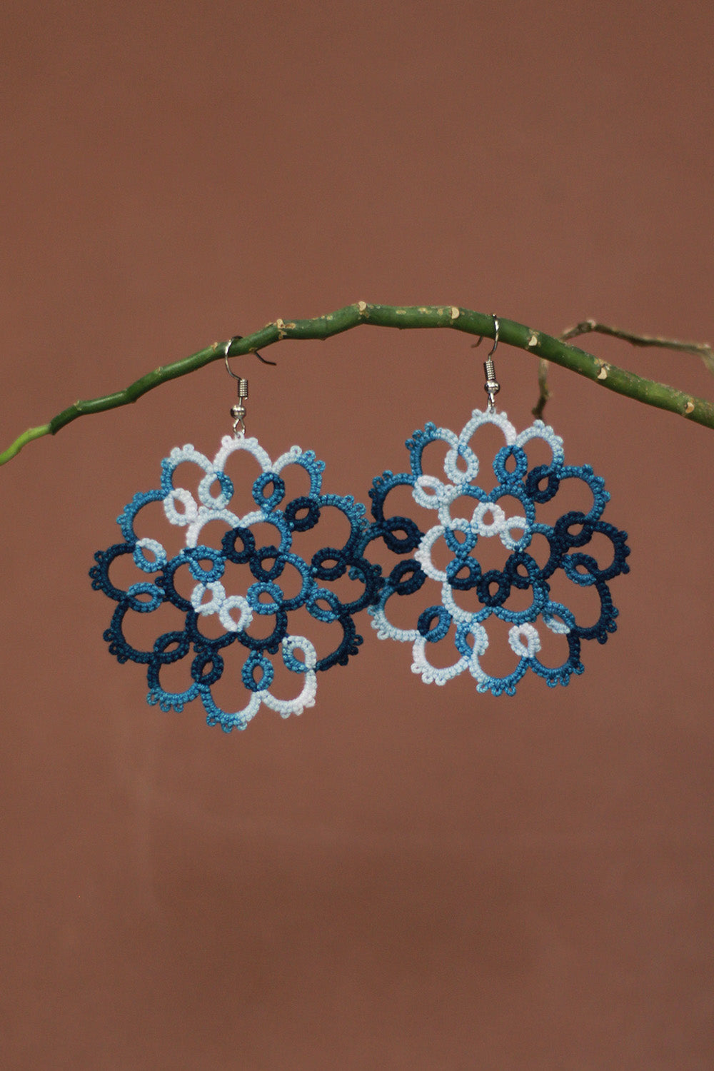 Knots to Node | Indigo Sky Symphony Earrings