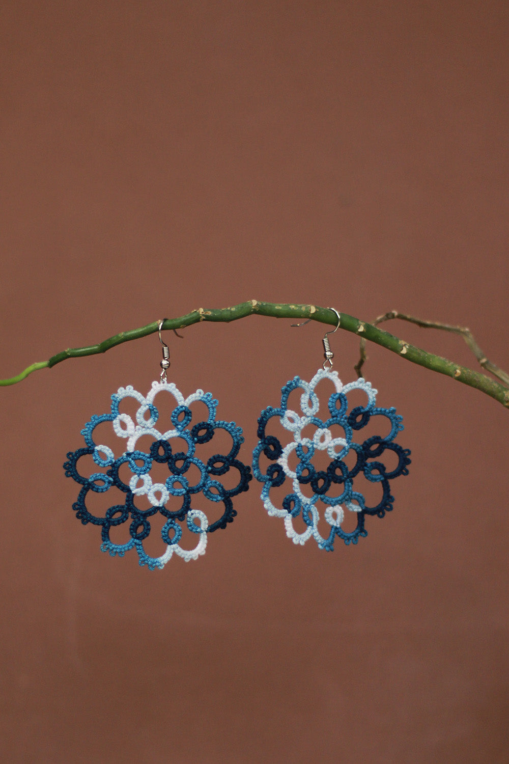 Knots to Node | Indigo Sky Symphony Earrings
