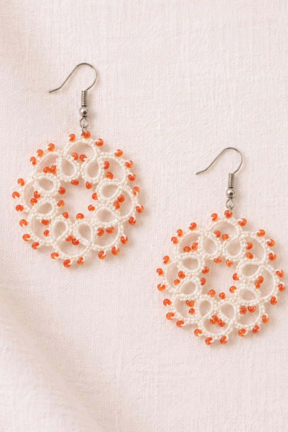 Knots to Node | Sunrise Lace Earrings