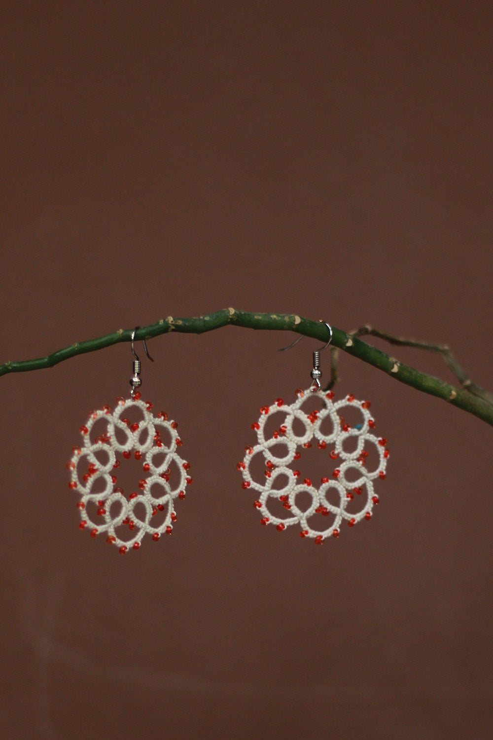 Knots to Node | Sunrise Lace Earrings
