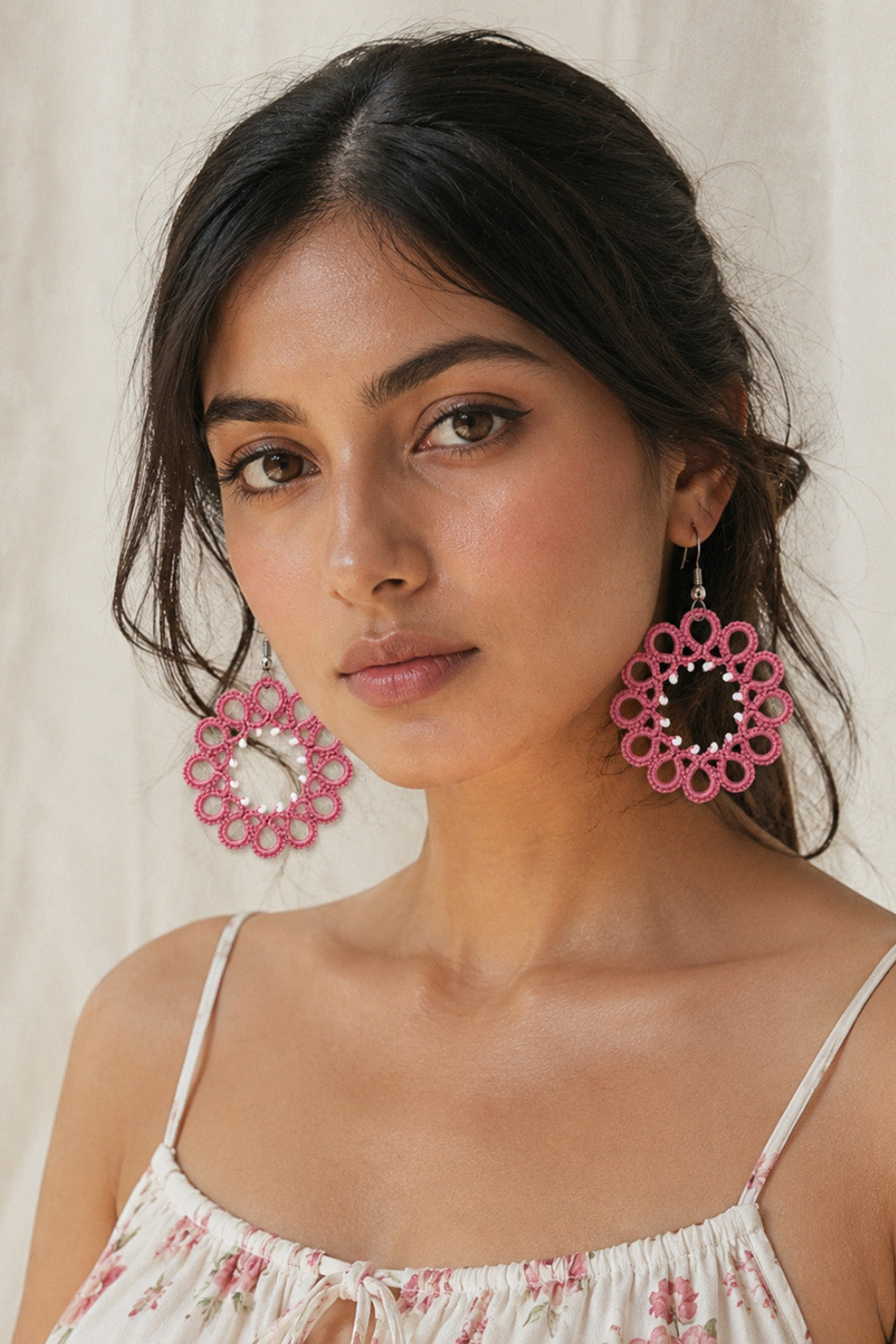 Knots to Node | Boho Rosette Earrings