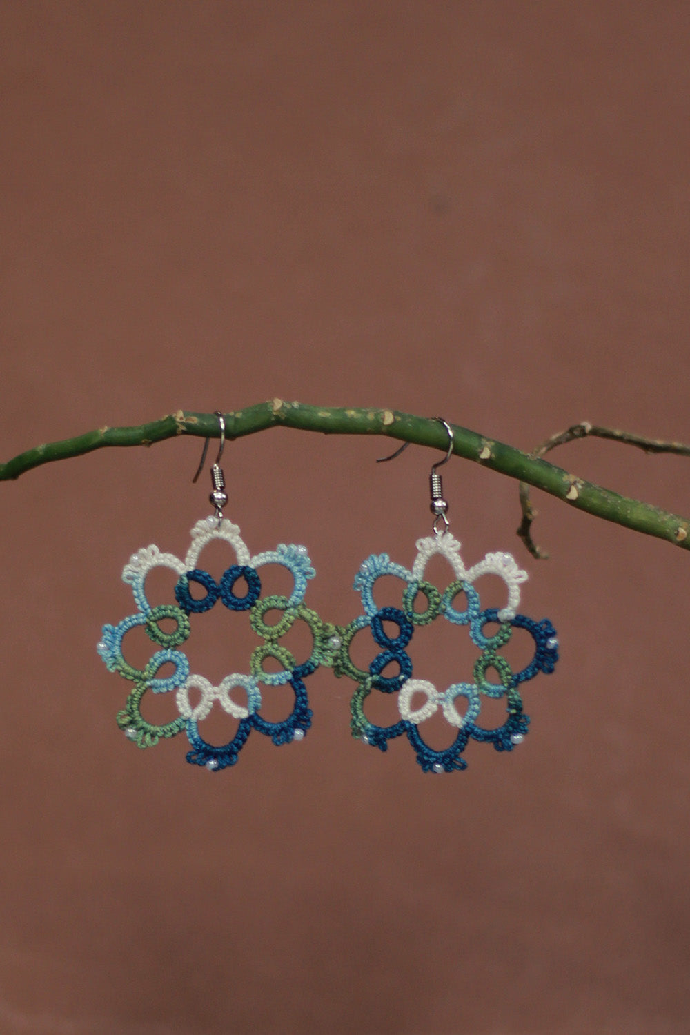 Knots to Node | Sage Symphony Earrings
