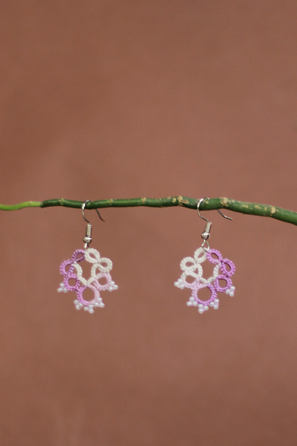 Knots to Node | Lilac Whimsy Earrings