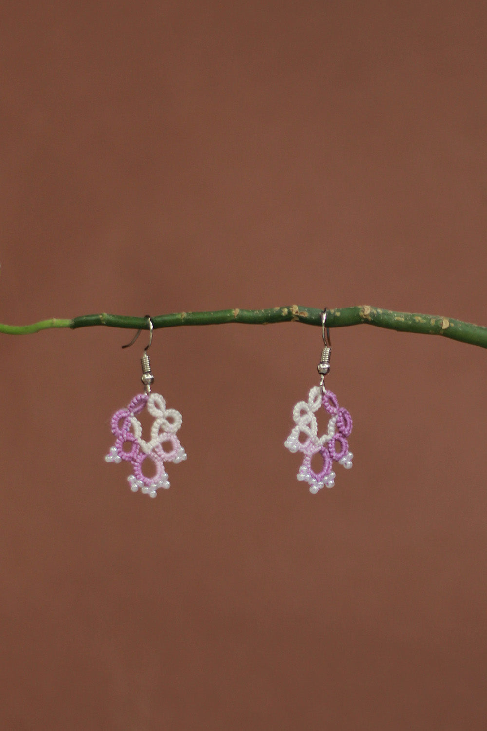 Knots to Node | Lilac Whimsy Earrings