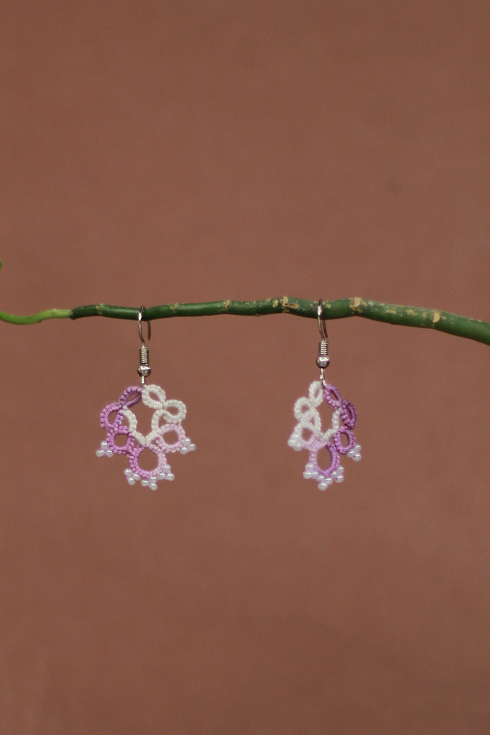 Knots to Node | Lilac Whimsy Earrings