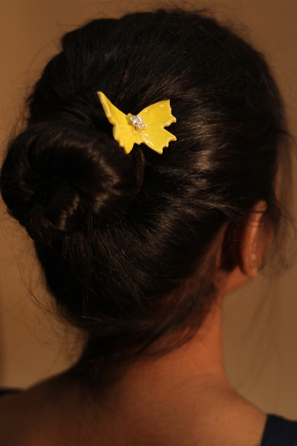 Sadhvi | Bow Juda Pin | Yellow