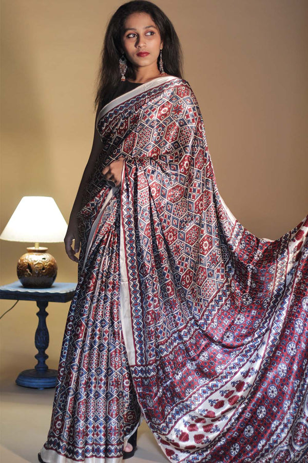 Farishta | Ajrakh Modal Saree