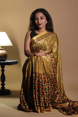 Bahaar | Ajrakh Modal Saree