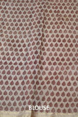 Maheshwari Bagh Saree | Cotton Silk | Paisley Diamonds