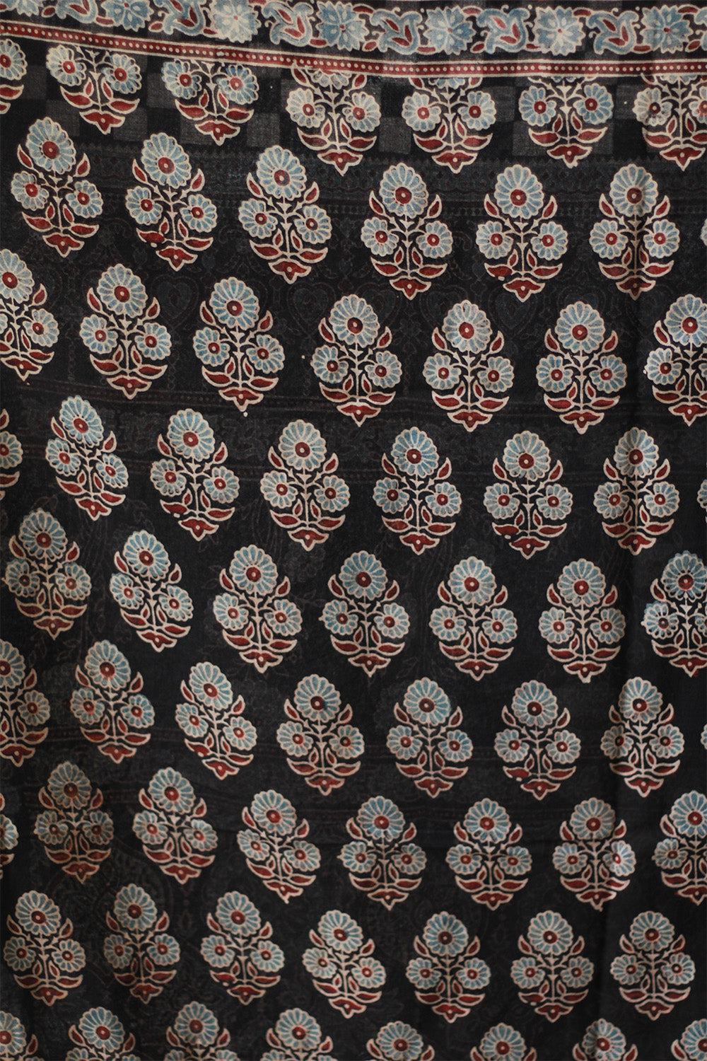Ajrakh Cotton Saree
