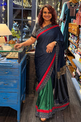 Modal Silk Saree with Banarasi Zari border