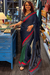 Modal Silk Saree with Banarasi Zari border