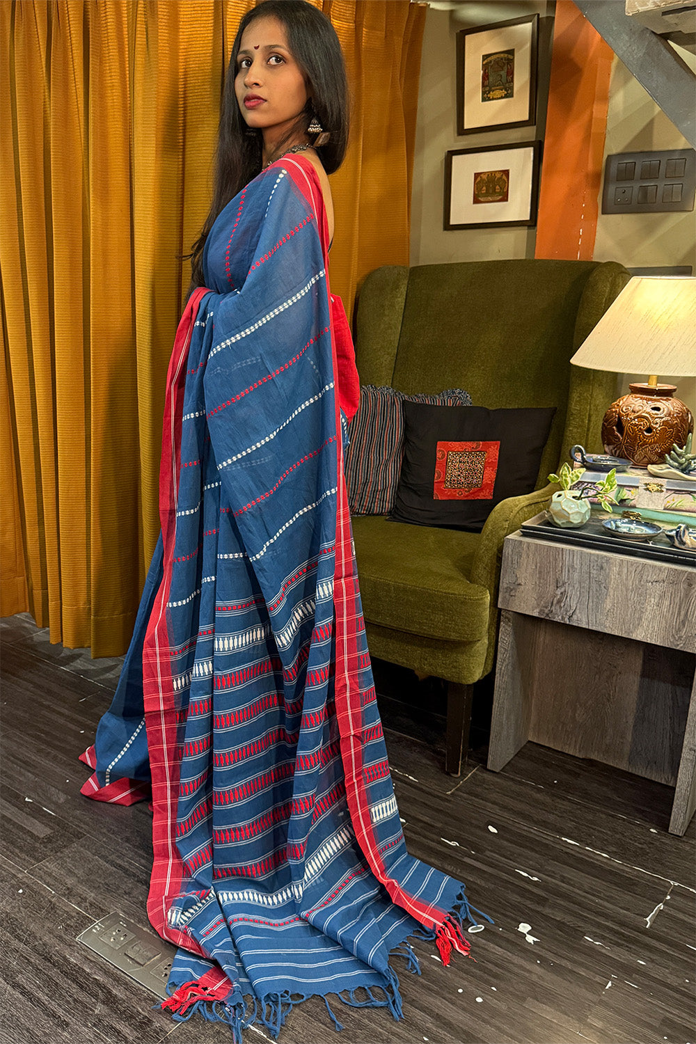 Begumpuri Saree | Blue