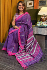 Begumpuri Saree | Violet