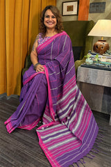 Begumpuri Saree | Violet