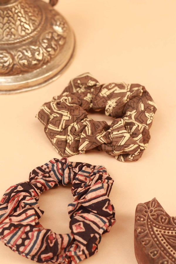 Cotton Scrunchie - Set of 2