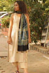 Antara | Modal Silk Ajrakh Stole