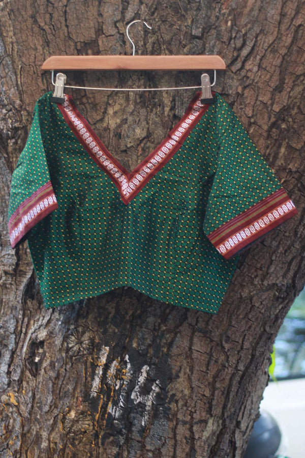 Khunn Blouse - Lime & Green