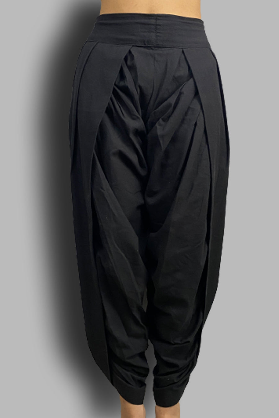 Basic Dhoti | Black Cotton