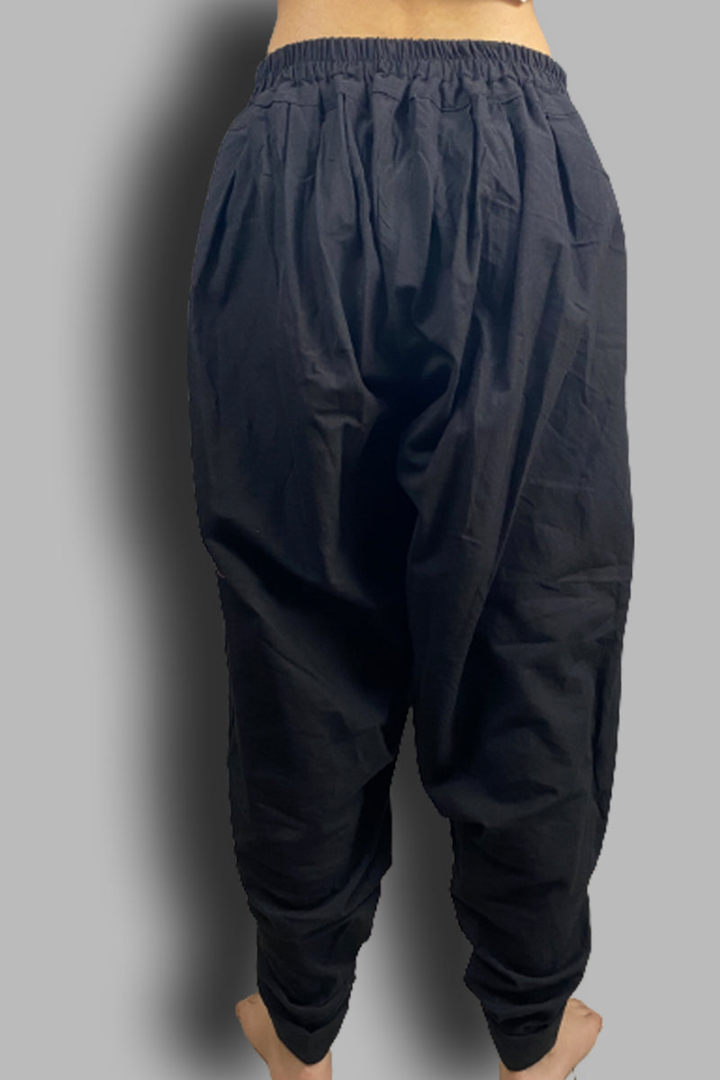 Basic Dhoti | Black Rayon