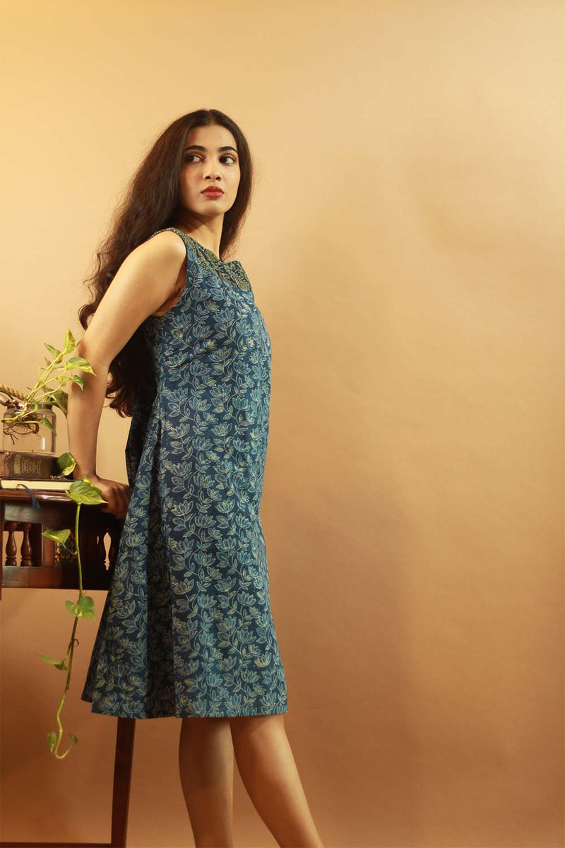 Easy Shift Dress in Kamaliya Ajrakh