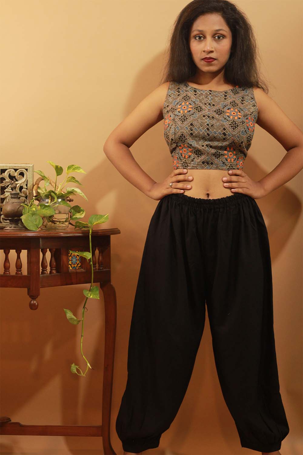 Simply Black Harem Pants