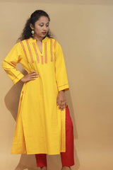 Amala | Slim Pants | Rouge