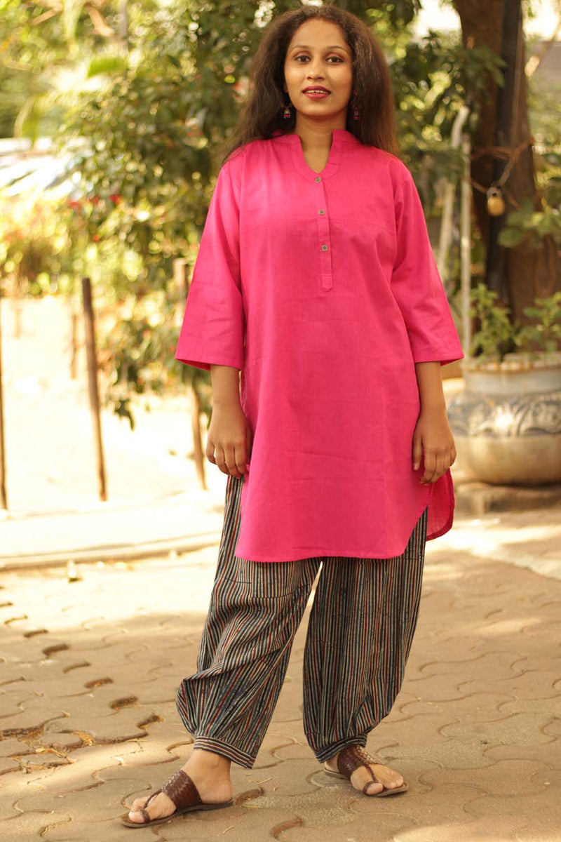 Short Kurta in Pink
