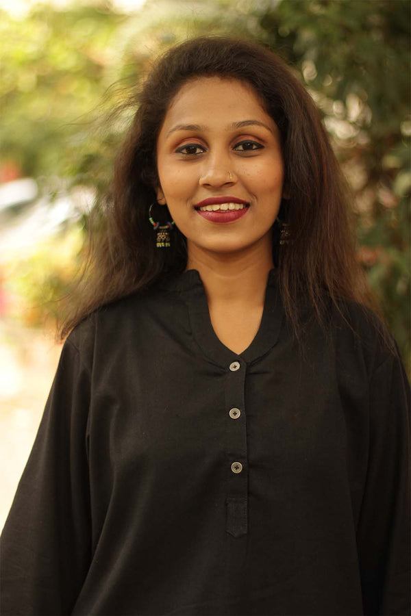 Short Kurta | Black