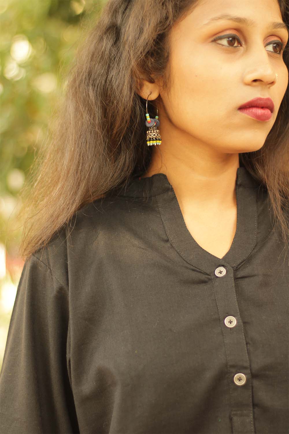 Short Kurta | Black